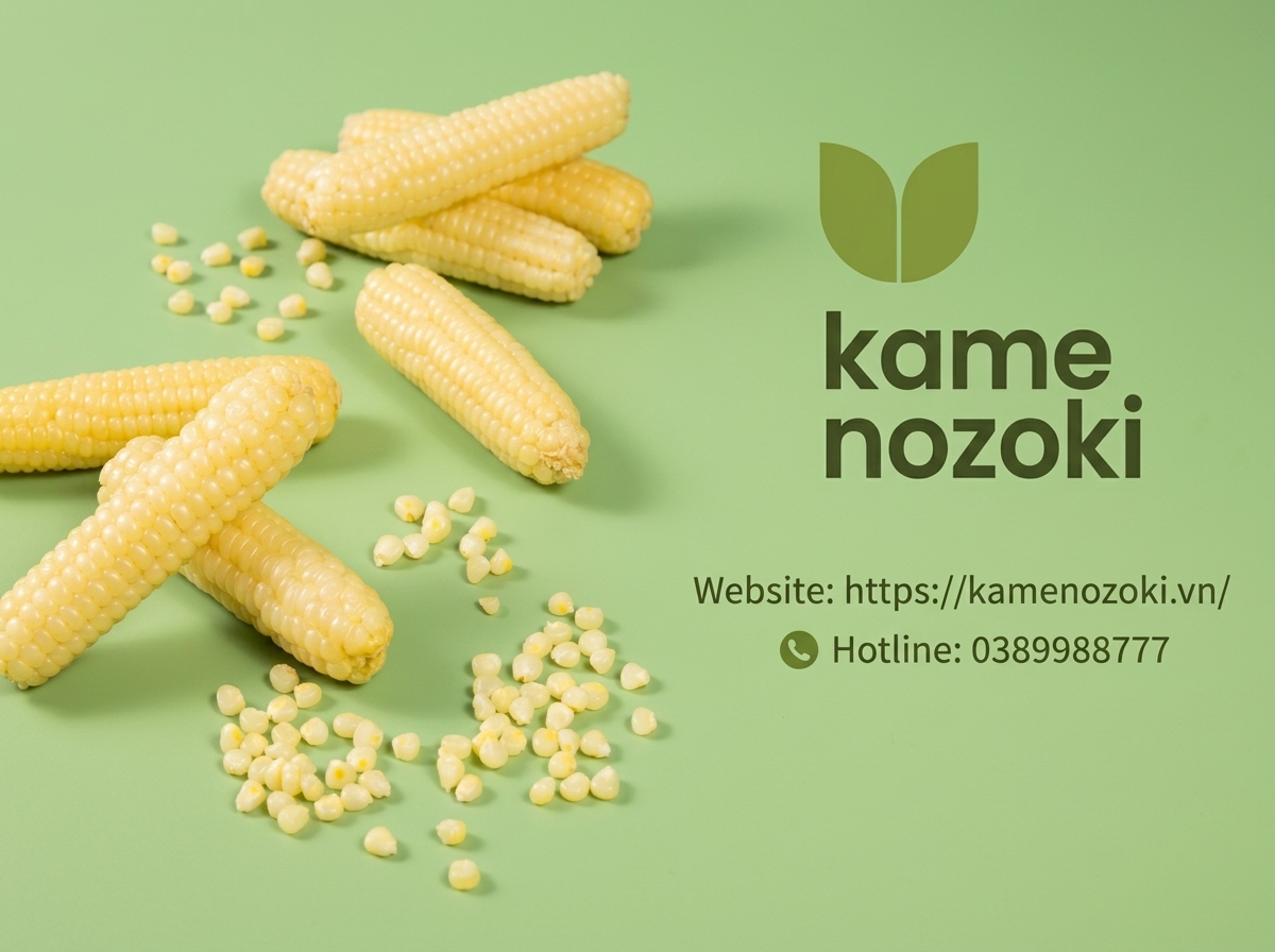 Ngô nếp Nhật Bản Kamenozoki: Giải mã cơn sốt thực phẩm “di sản” dẻo thơm như bánh Mochi