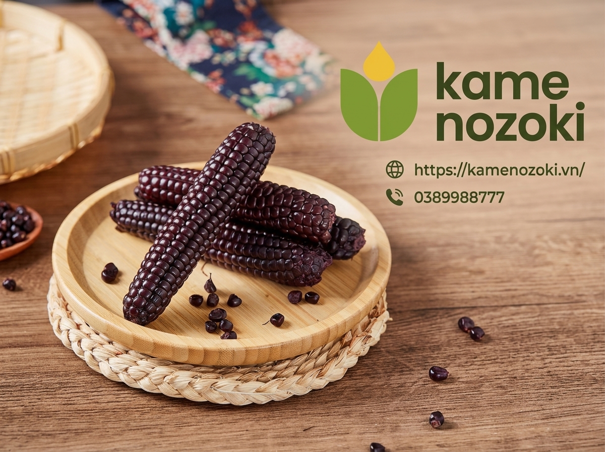 Ngô tím Nhật Bản Kamenozoki: Quyền năng “Siêu thực phẩm” và bí mật trẻ hóa từ thiên nhiên